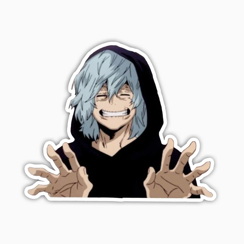استیکر لپ تاپ و موبایل بووم طرح انیمه My Hero Academy مدل Shigaraki1 کد JD42 
