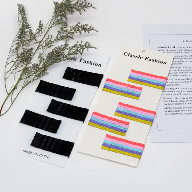 سنجاق مو زنانه مدل G_Lnd_3162 مجموعه 50 عددی