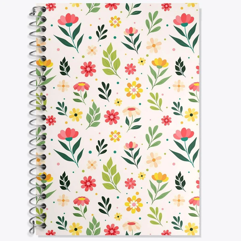 دفتر لغت 50 برگ خندالو مدل گل گلی کد 29066