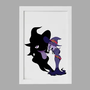 تابلو خندالو مدل سوسی انیمه جادوگران کوچک Little Witch Academia  کد 22864