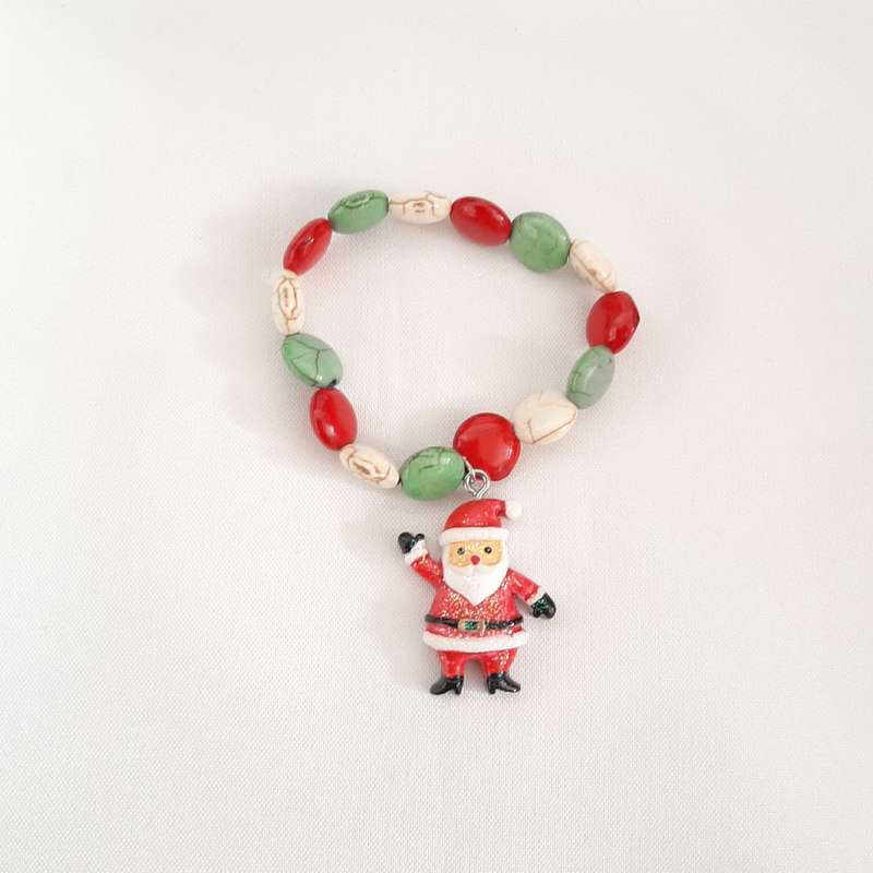 دستبند دخترانه مدل کریسمس GM130 دستبند دخترانه مدل کریسمس GM130