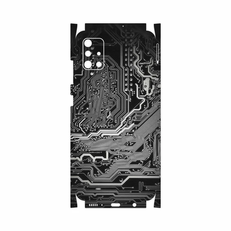 برچسب پوششی ماهوت مدل Black Printed Circuit Board-FullSkin مناسب برای گوشی موبایل سامسونگ Galaxy A51