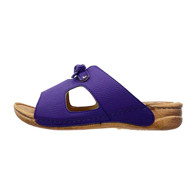 دمپایی زنانه مدل ملودی رنگ بنفش