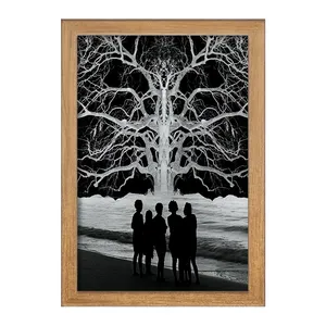 تابلو خندالو مدل تابلو عکس آخرالزمان اثر جری اولزمن کد F12299