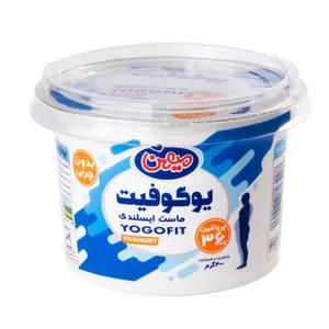 ماست ایسلندی یوگوفیت بدون چربی میهن مقدار 400 گرم