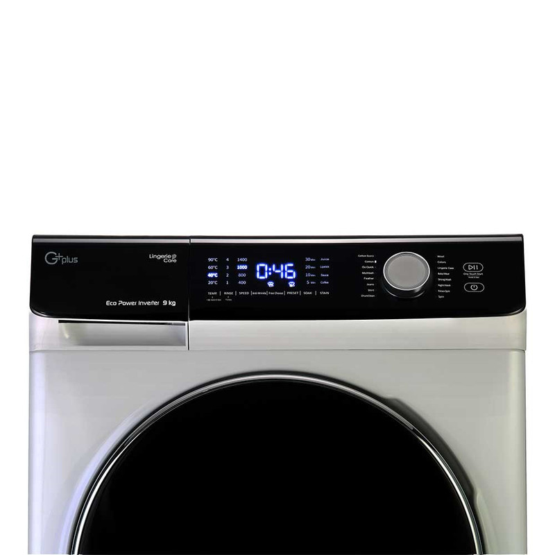 ماشین لباسشویی جی پلاس مدل GWM-K947S ظرفیت 9 کیلوگرم