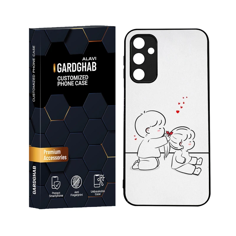 کاور گارد قاب علوی مدل دورژله ای فانتزی مناسب برای گوشی موبایل سامسونگ Galaxy A24