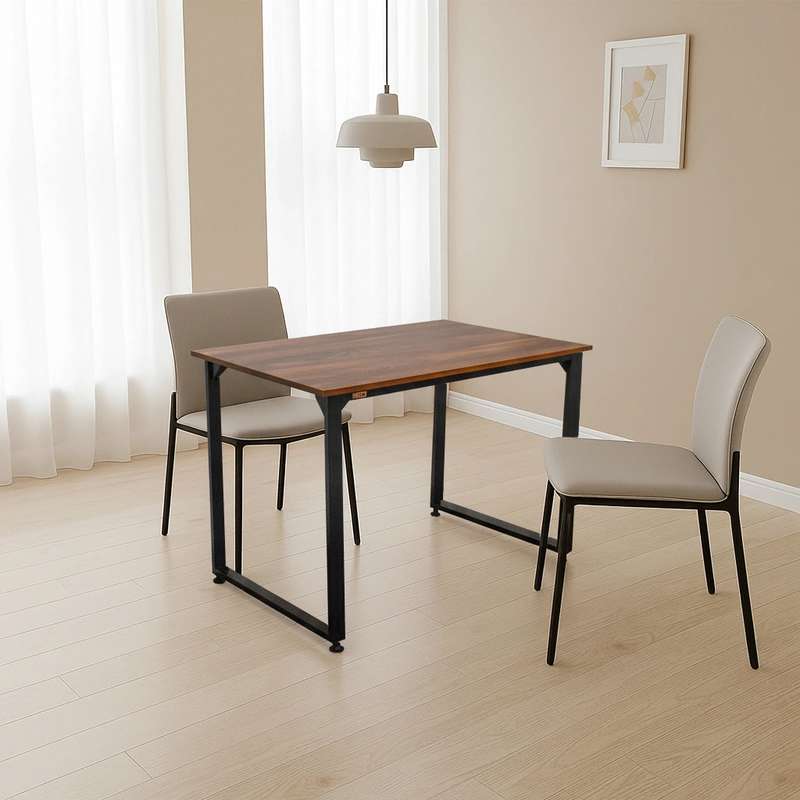 میز ناهارخوری دو نفره دیزم مدل مونتاژی LNC_asm_90×80_BRN