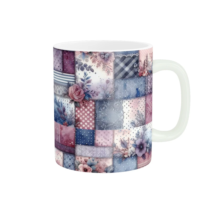 ماگ پاد آفرین طرح گل کد 4045