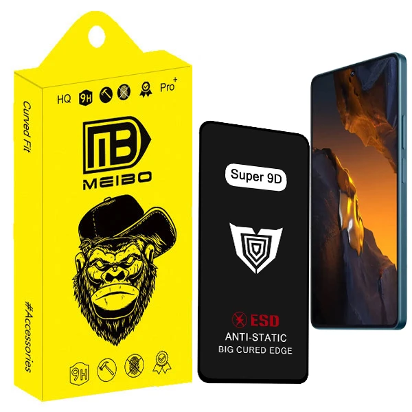 محافظ صفحه نمایش میبو مدل Super 9D View مناسب برای گوشی موبایل شیائومی Poco F5 / X5 Pro / Note 12 Turbo