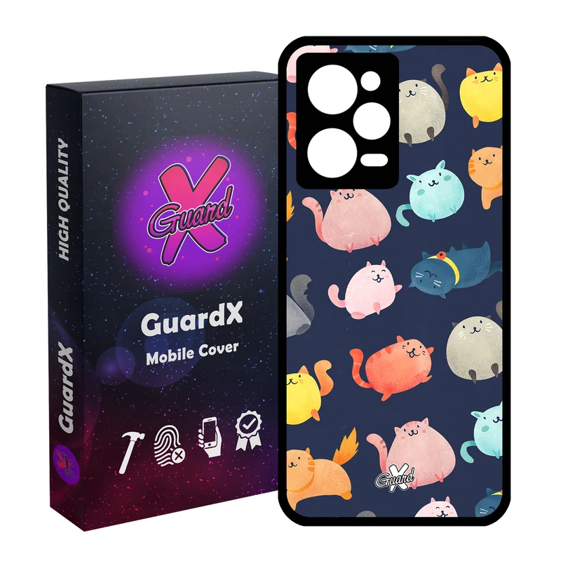 کاور گارد ایکس طرح Cats مدل Glass10173 مناسب برای گوشی موبایل شیائومی Redmi Note 12 Pro 5G/Poco X5 Pro 5G/Note 12 Pro Pro speed