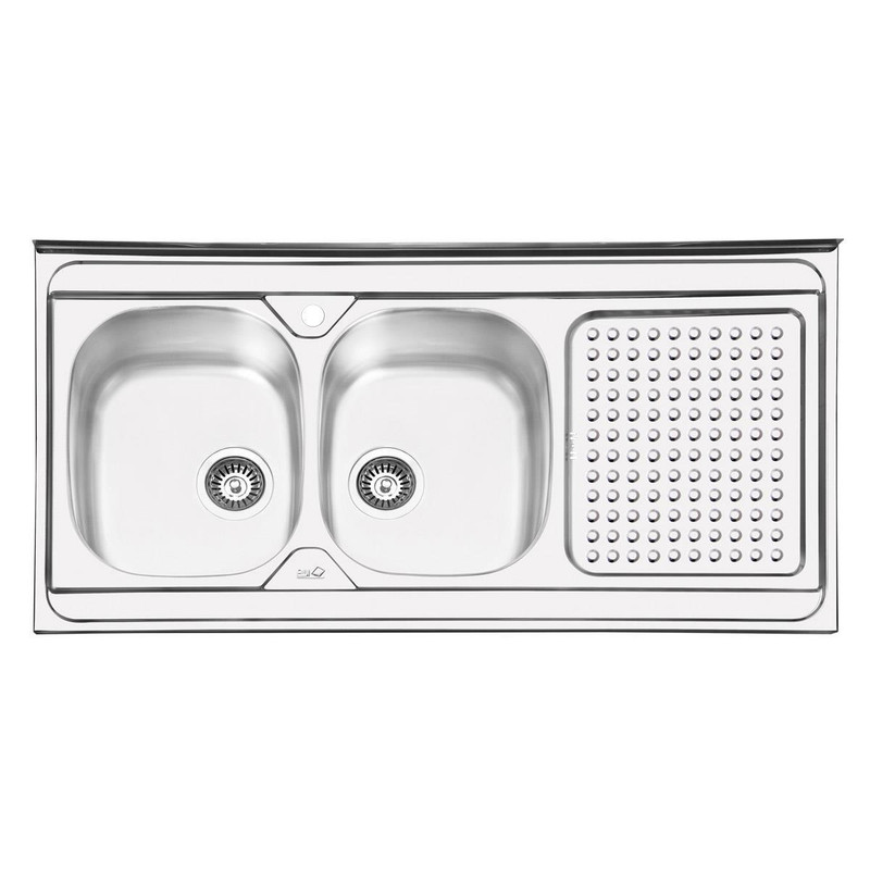 سینک ظرفشویی استیل ایلیا استیل مدل 1025 روکار سینک ظرفشویی استیل ایلیا استیل مدل 1025 روکار