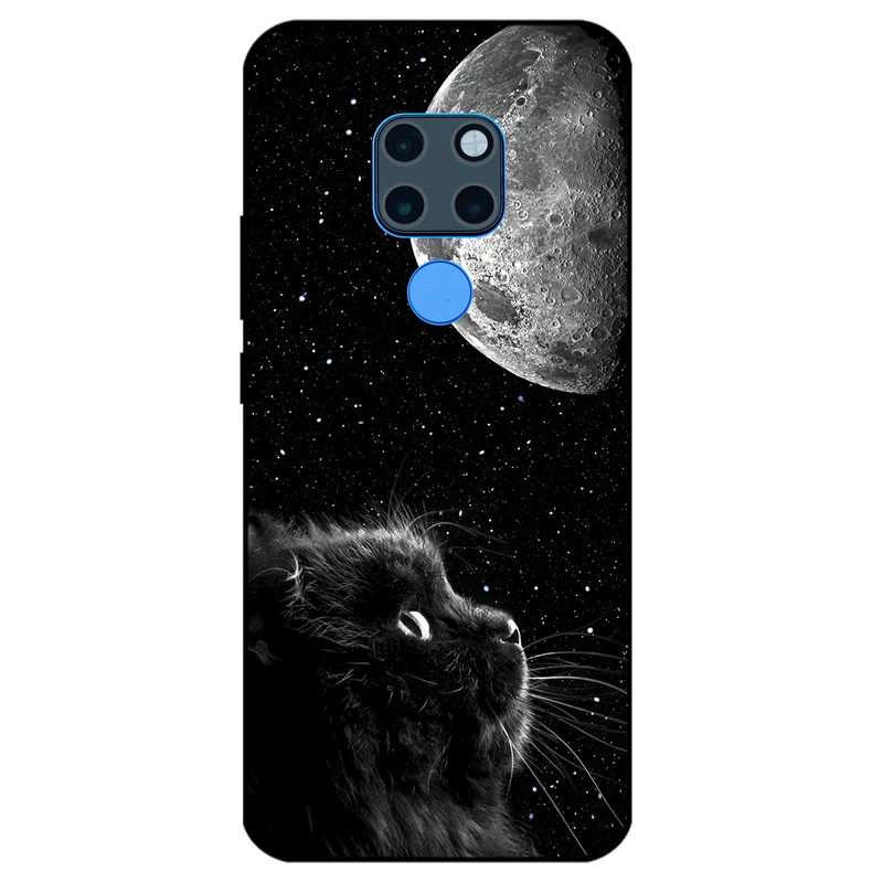 کاور مگافون طرح گربه مدل 1882 مناسب برای  گوشی موبایل هوآوی Mate 20 x