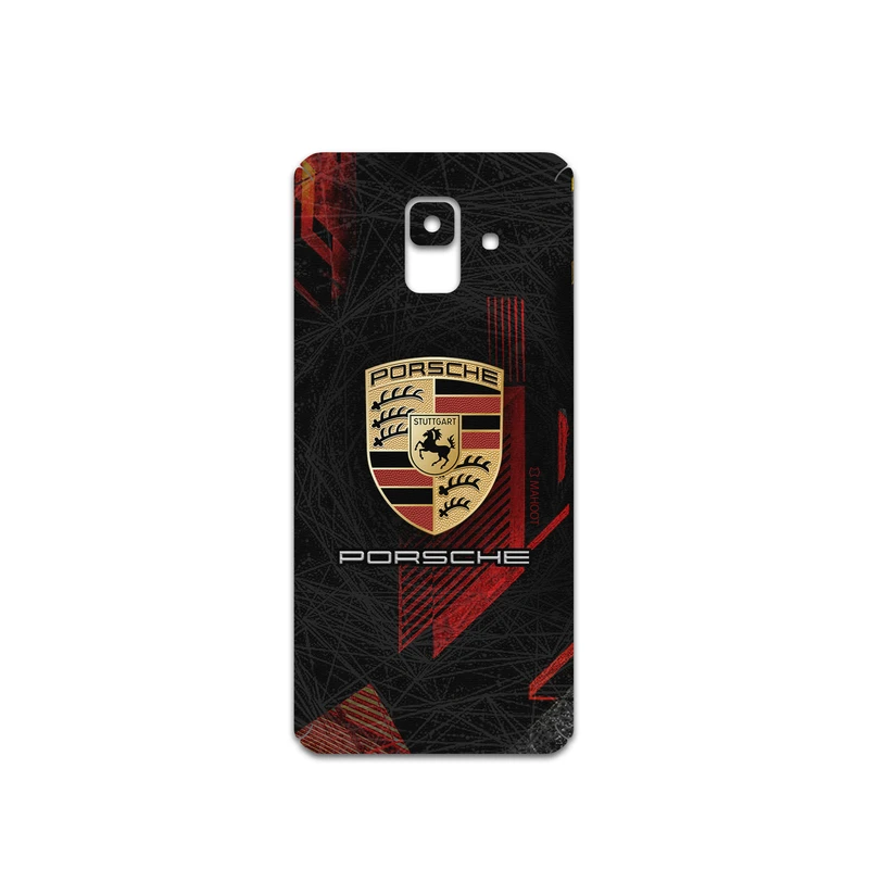برچسب پوششی ماهوت مدل Porsche مناسب برای گوشی موبایل سامسونگ Galaxy A6 2018