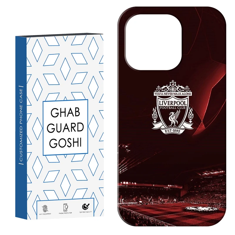 کاور قاب گارد گوشی طرح تیم لیورپول کد Dimo-088 مناسب برای گوشی موبایل اپل IPHONE 15 PRO MAX