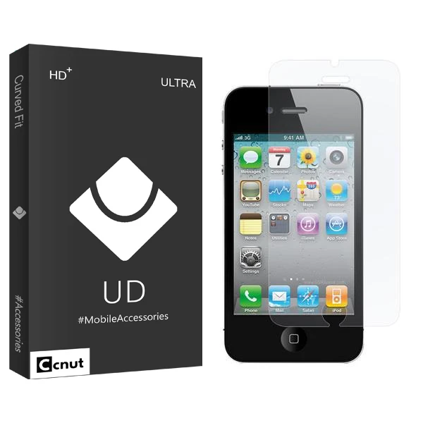 محافظ صفحه نمایش کوکونات مدل UDB مناسب برای گوشی موبایل تی سی ال iPhone 4