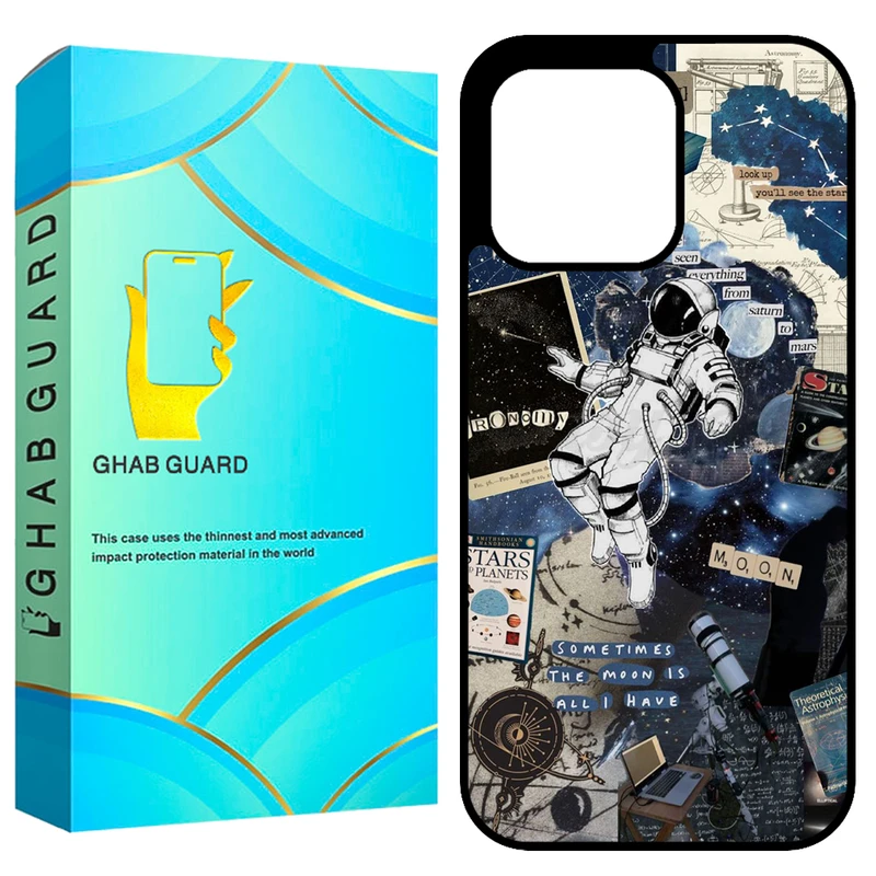  کاور قاب گارد طرح فضانورد مدل GCHP13P مناسب برای گوشی موبایل اپل iPhone 13 Pro