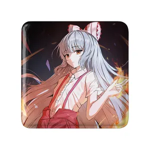 مگنت خندالو طرح بازی توهو (Touhou) مدل مربعی کد 35780