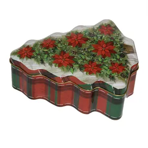 جعبه هدیه مدل کریسمس طرح کاج کد22