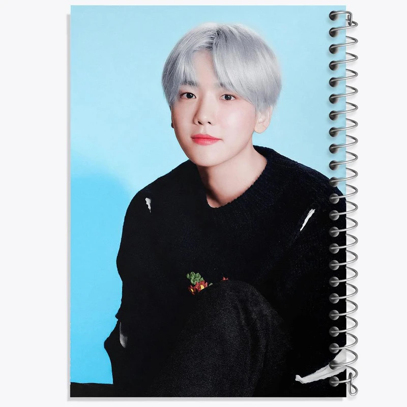 دفتر لیست خرید 50 برگ خندالو طرح بکهیون گروه اکسو EXO کد 13609