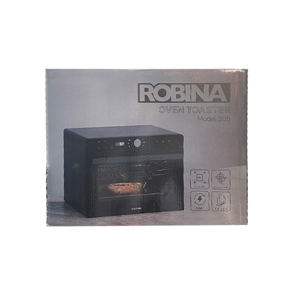 فر برقی 40 لیتری روبینا مدل E-305 طرح استیل