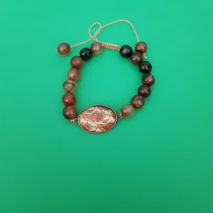 دستبند زنانه مدل بیضی سنتی 02