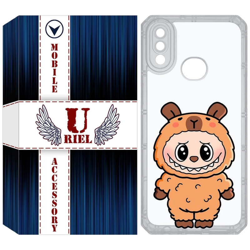 کاور یوریل مدل Clear کد 110 طرح لبوبو Labubu مناسب برای گوشی موبایل سامسونگ Galaxy A10S / M10S