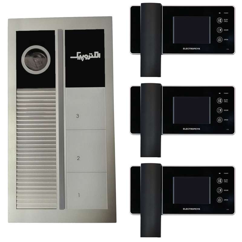 دربازکن تصویری الکتروپیک مدل 1196 کد 1106 مجموعه 4 عددی