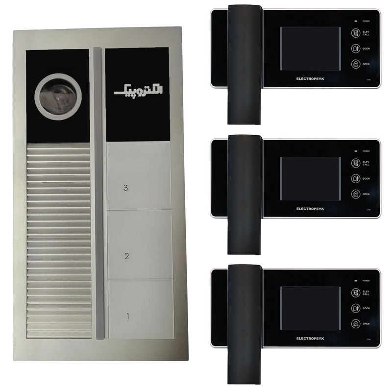 دربازکن تصویری الکتروپیک مدل 1196 کد 1106 مجموعه 4 عددی