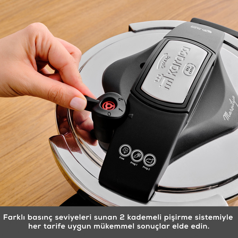 زودپز کاراجا مدل Marsilya İnduksiyon گنجایش 7 لیتر