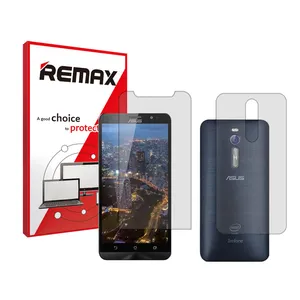 Remax Resistant model transparent screen protector suitable for Asus Zenfone 2 ZE551ML mobile phone along with the back protector