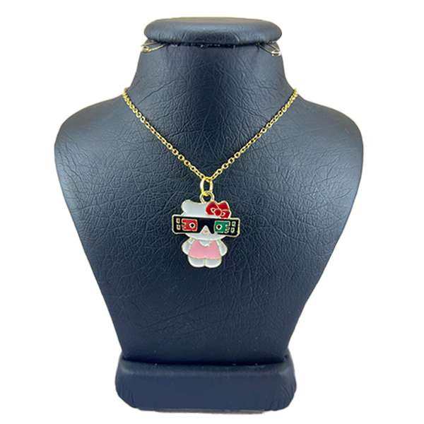 گردنبند دخترانه مدل کیتی کد 45218 گردنبند دخترانه مدل کیتی کد 45218
