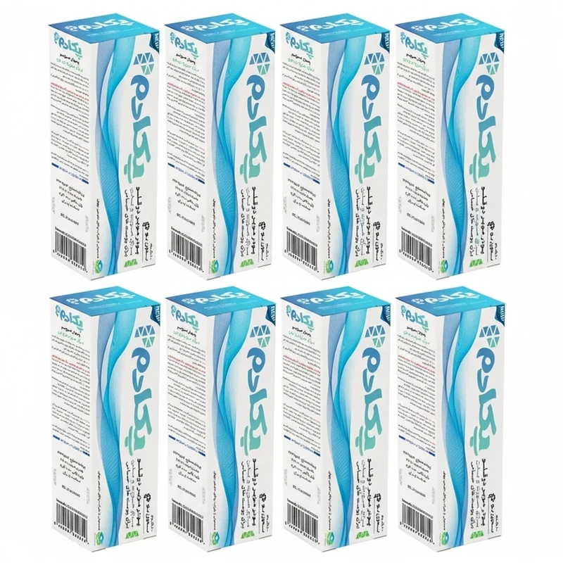 پودر موبر پکادم مدل لییلوم وزن 100 گرم مجموعه 8 عددی