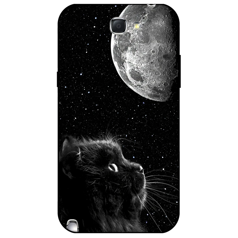 کاور مگافون طرح گربه مدل 1882 مناسب برای گوشی موبایل سامسونگ Galaxy Note 2      