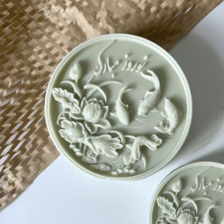 قالب شمع مدل سکه ماهی نوروز