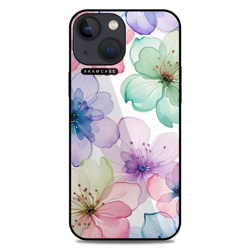 کاور آکام مدل AMC-WA13M-FLOWERS-34 مناسب برای گوشی موبایل اپل iPhone 13 Mini