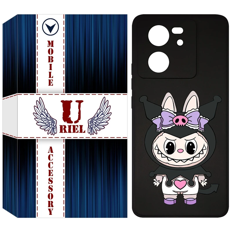 کاور یوریل مدل KSH کد 137 طرح عروسک لبوبو مناسب برای گوشی موبایل شیائومی 13T / 13T Pro / Redmi K60 Ultra