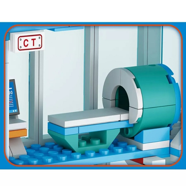 ساختنی 687 قطعه فارنج مدل بیمارستان طرح سیتی کد FC 3328