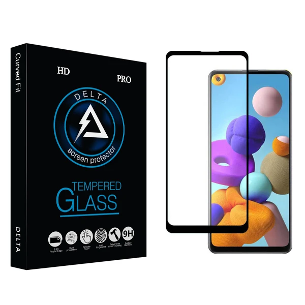 محافظ صفحه نمایش دلتا مدل HD مناسب برای گوشی موبایل سامسونگ Galaxy A21s