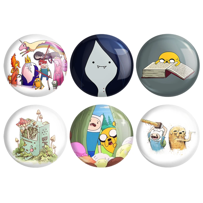 مگنت خندالو طرح وقت ماجراجویی کد 1239A مجموعه 6 عددی