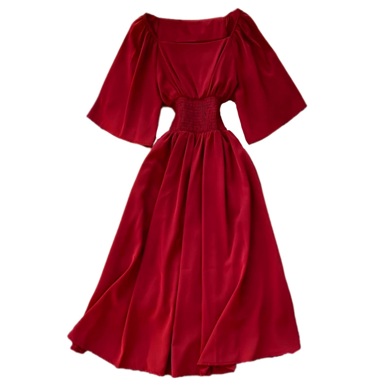 پیراهن زنانه مدل دلربا رنگ قرمز