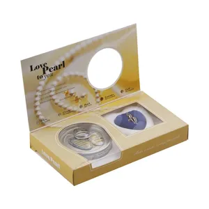 گردنبند زنانه مدل LovePearl همراه با صدف مروارید دار