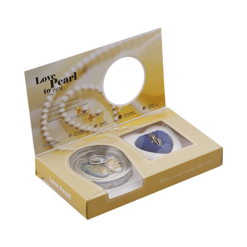 گردنبند زنانه مدل LovePearl همراه با صدف مروارید دار