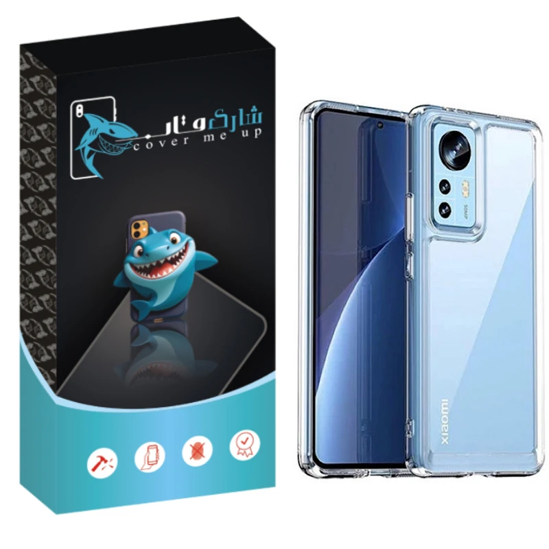کاور شارک قاب مدل Cirystal مناسب برای گوشی موبایل شیائومی Redmi Note 12s