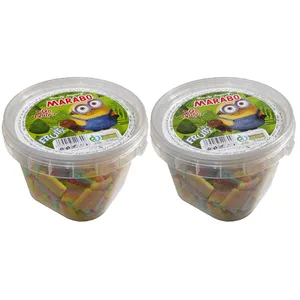 پاستیل شکری ترش میوه ای نواری مارابو - 180 گرم بسته 2 عددی