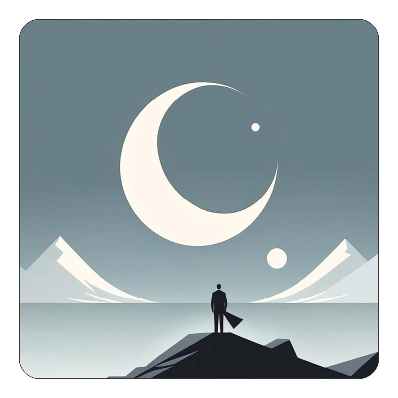 مگنت کاکتی طرح ماه و ستاره مدل mp50608