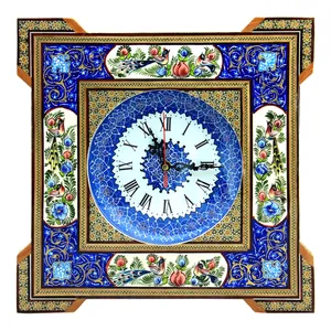 ساعت دیواری خاتم کاری کد 6-70142