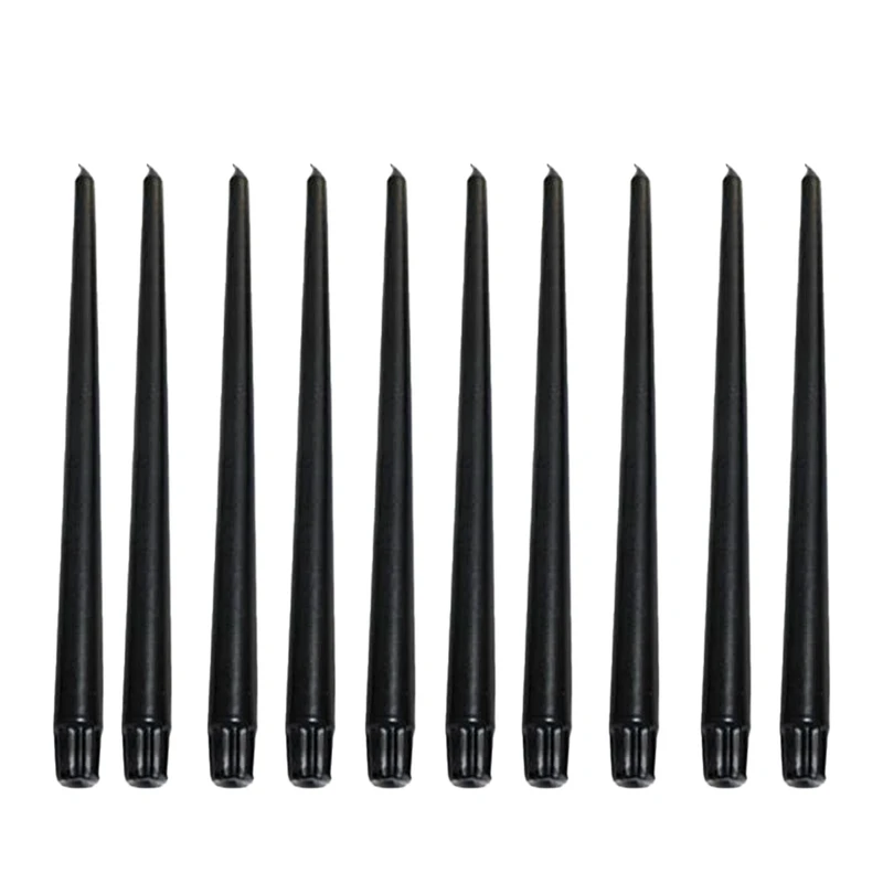 شمع قلمی بدون‌بو مدل K25 زمان اتمام 0.5 ساعت مجموعه 10 عددی