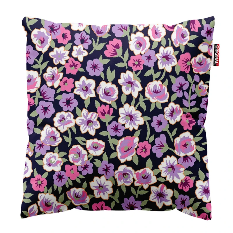 کوسن پاد آفرین طرح گل زیبا کد 5219 سایز 30*30 سانتی متر