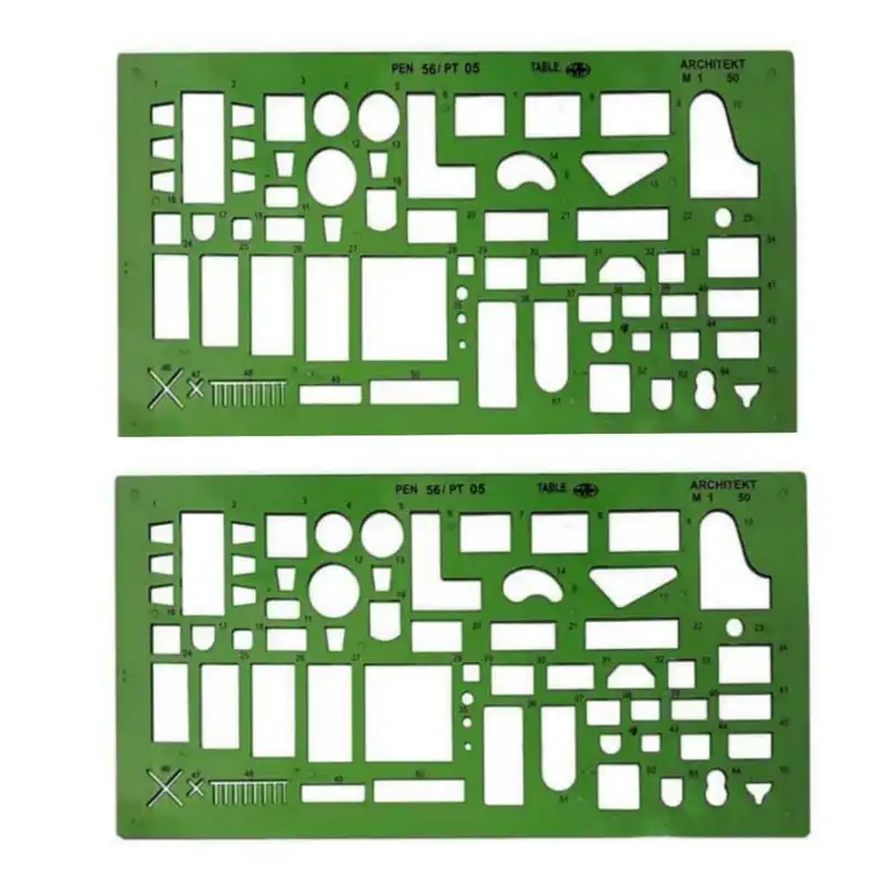 شابلون تیبل مدل مبلمان مقیاس 1:50 بسته 2 عددی